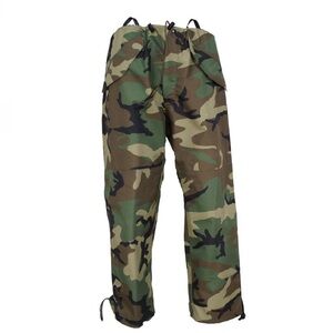 US Military Trouser Extended Cold Weather Woodland Camo GORE-TEX Waterproof Sz S